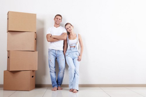 Clerkenwell storage overview with organized belongings in a secure urban setting