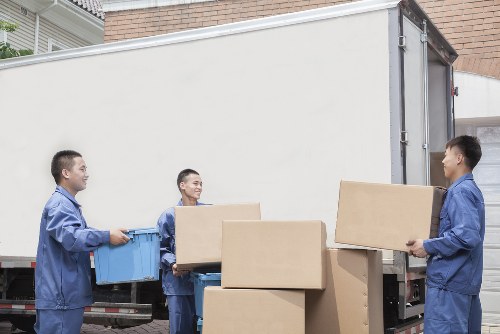Staff member checking safety procedures in a storage facility