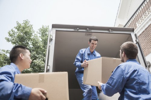 Warehouse aisle kept clear for safe access and movement