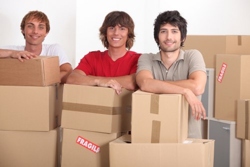 Professional Clerkenwell office removals handling desks and equipment