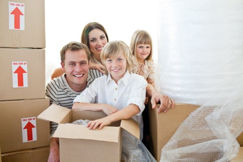 Careful packing materials used for Clerkenwell relocations