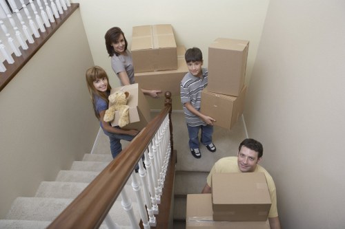 Furniture dismantling and transport during office removals in Clerkenwell